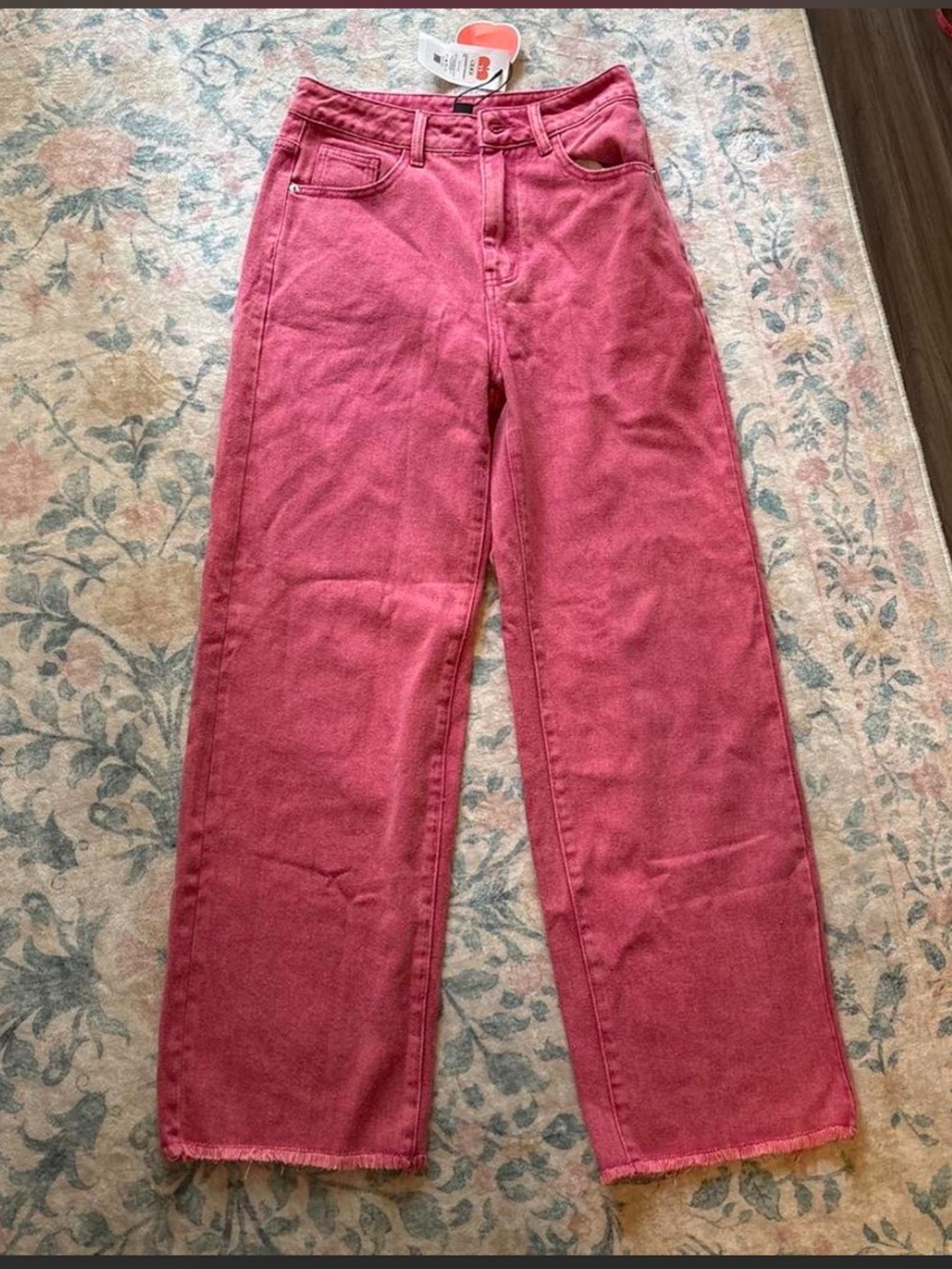 Cider Pink High-Rise Jeans